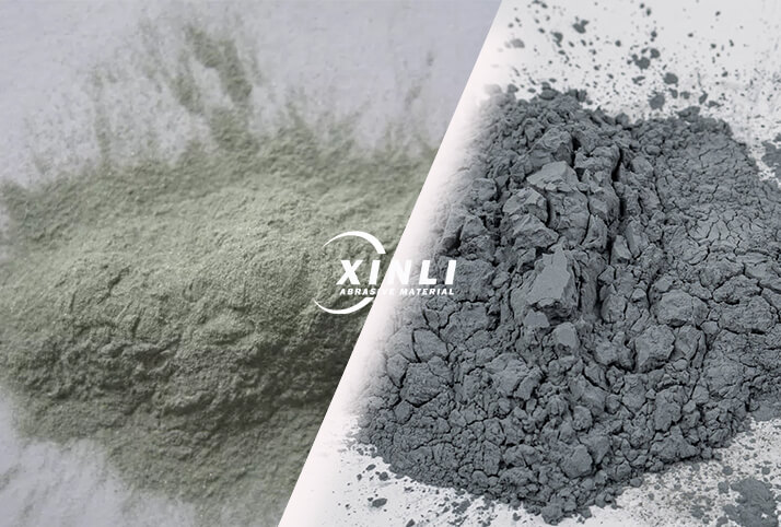 green silicon carbide and black silicon carbide